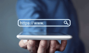 domain url on tablet
