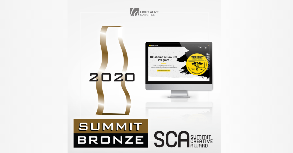 Light Alive Marketing Wins Summit Creative Award